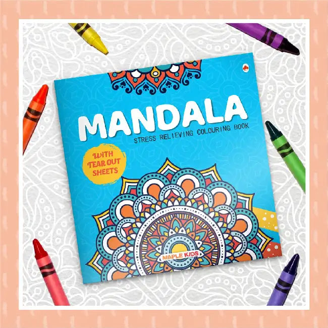 Mandala Art - Adult Colouring Books With Tear Out Sheets by Maple Press In House