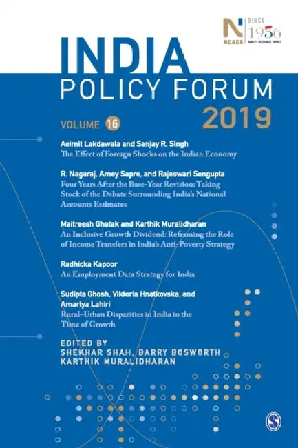 India Policy Forum 2019: Volume 16 by Shah