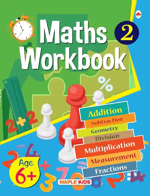 Maths Workbook -2  (Age 6+) by Maple Press In House