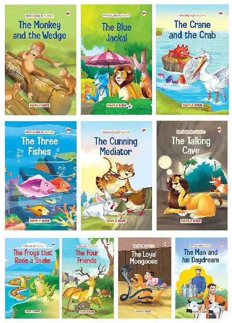Panchatantra Story Books For Kids (Illustrated) (Set Of 10 Books) by Maple Press In House