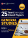 UPSC General Studies Paper I: 25 Years Topicwise Solved Papers (1997-2021) by G K Publications (P) Ltd