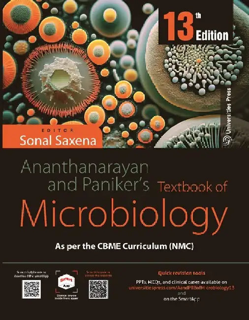 Ananthanarayan And Panikers Textbook Of Microbiology by Sonal Saxena