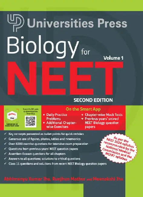 Biology for NEET, Volume 1 by Abhimanyu Kumar Jha, Runjhun Mathur and Meenakshi Jha