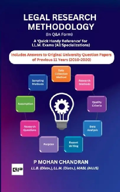 LEGAL RESEARCH METHODOLOGY (In Q&A Form): A 'Quick Handy Reference' for LL.M. Exams (All Specializations) by P. Mohan Chandran