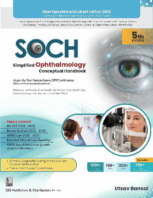 SOCH Simplified Ophthalmology Conceptual Handbook, 5e by Bansal U.