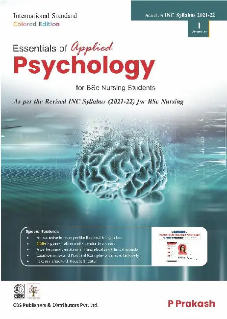 Essentials Of Applied Psychology For Bsc Nursing Students by Prakash P