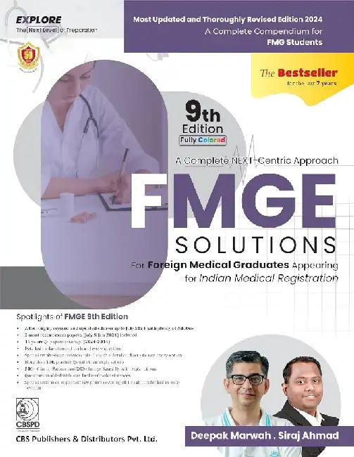 A Complete Next Centric Approach Fmge Solutions For Foreign Medical Graduates Appearing For Indian Medical Registration 9Ed by Deepak Marwah