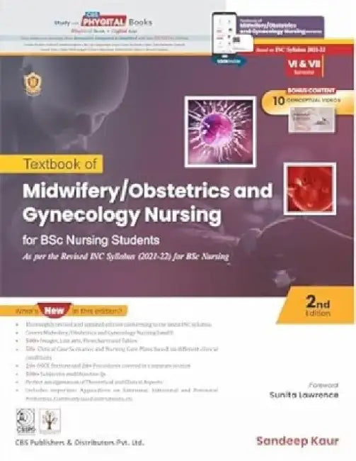Textbook Of Midwifery Obstetrics And Gynecology Nursing For Bsc Nursing Students 2Ed by Sandeep Kaur