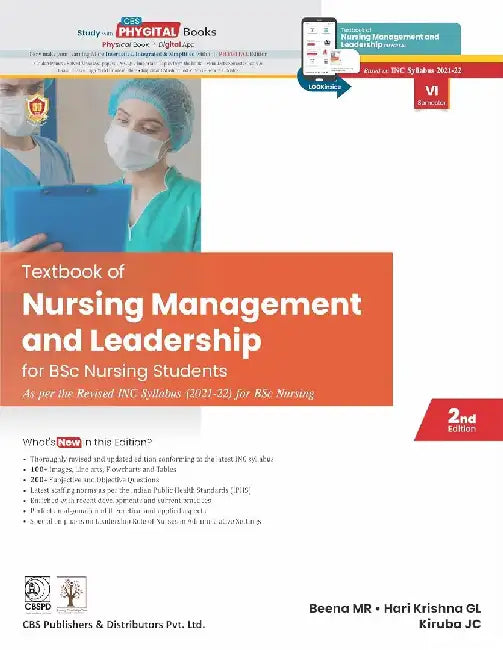 Textbook of Nursing Management And Leadership For Bsc Nursing Students, 2e by Beena Mr