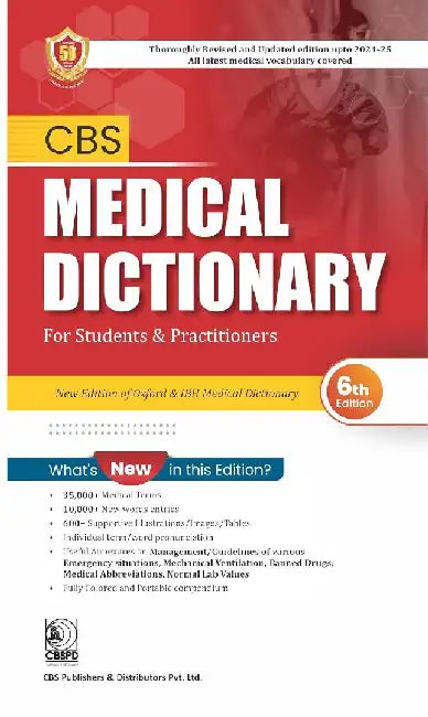 Cbs Medical Dictionary For Students And Practitioners, 6e by Cbs
