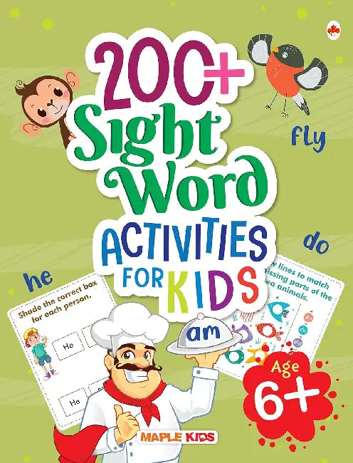 200+ Sight Word Activities For Kids Age 6+ by Maple Press In House