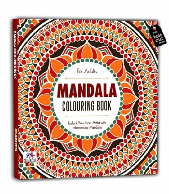 Mandala Tear Out Sheet Colouring Book for Adults by Namaskar Kids