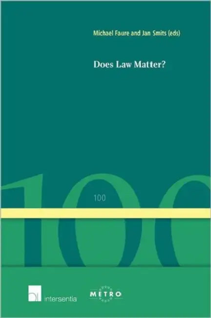 Does Law Matter?: On Law and Economic Growth by Michael Faure, Jan Smits