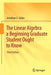 The Linear Algebra a Beginning Graduate Student Ought to Know by Jonathan S. Golan