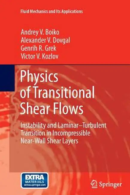 Physics of Transitional Shear Flows: Instability and Laminar-Turbulent Transition in Incompressible Near-Wall Shear Layers by Andrey V. Boiko