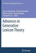 Advances in Generative Lexicon Theory by James Pustejovsky