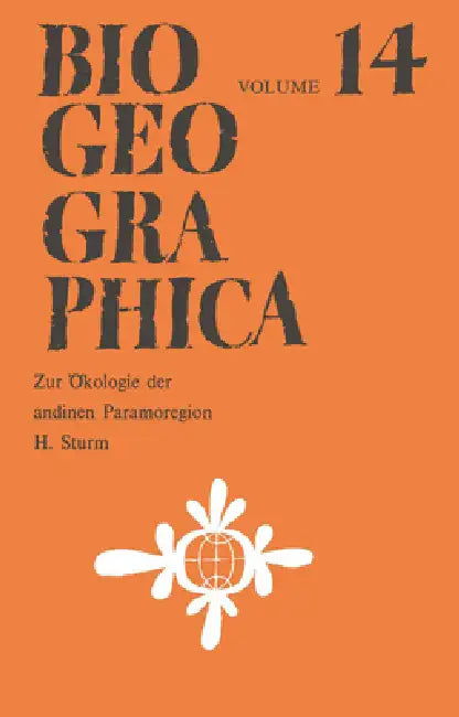 Zur Ökologie Der Andinen Paramoregion by H. Sturm