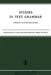 Studies in Text Grammar by J. S. Petöfi