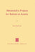 Metternich's Projects for Reform in Austria by E. Radvany