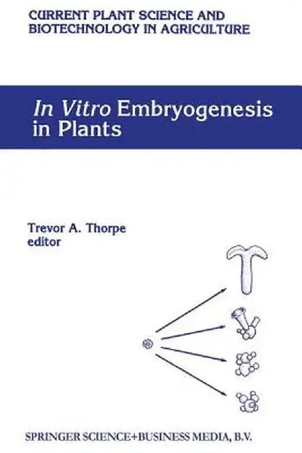In Vitro Embryogenesis in Plants by Trevor A. Thorpe