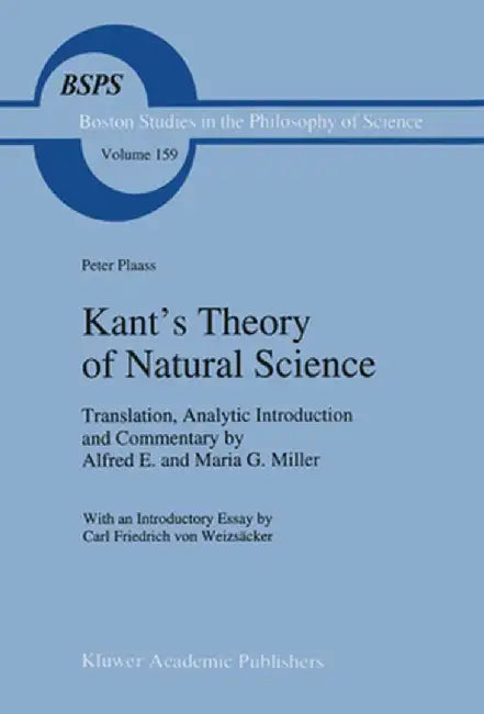 Kant's Theory of Natural Science by Peter Plaass