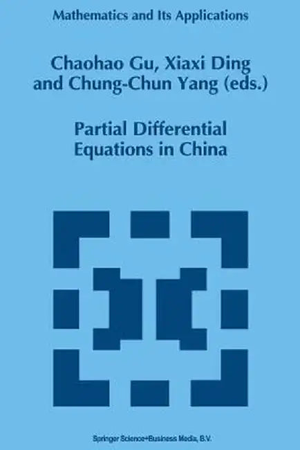Partial Differential Equations in China by Chaohao Gu