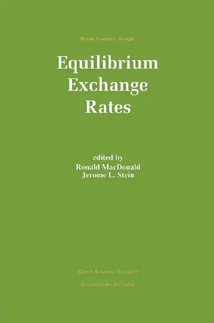 Equilibrium Exchange Rates by Ronald MacDonald