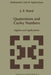 Quaternions and Cayley Numbers: Algebra and Applications by J. P. Ward
