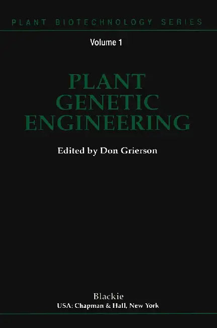 Plant Genetic Engineering by Donald Grierson