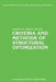 Criteria and Methods of Structural Optimization by Andrzej M. Brandt