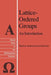 Lattice-Ordered Groups: An Introduction by M. E. Anderson