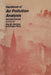 Handbook of Air Pollution Analysis by Roy M. Harrison
