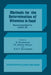 Methods for the Determination of Vitamins in Food: Recommended by Cost 91 by D. Brubacher