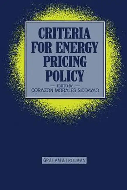 Criteria for Energy Pricing Policy by Corazon Siddayao