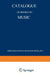 Catalogue of Books on Music by Martinus Nijhoff