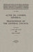 Actes Du Conseil Général / Proceedings of the General Council: Vol. XXXII by S. Randall