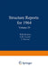 Structure Reports for 1964 by W. B. Pearson