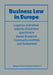 Business Law in Europe: Legal, Tax and Labour Aspects of Business Operations in the Ten European Community Countries and Switzerland by Association Europpeene D'Etudes Juridiqu