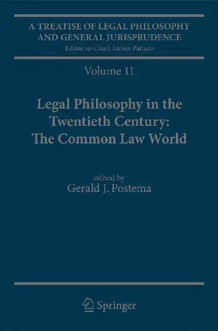 A Treatise of Legal Philosophy and General Jurisprudence: Volume 11: Legal Philosophy in the Twentieth Century: The Common Law World by Gerald J. Postema