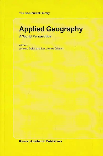Applied Geography by Bailly A
