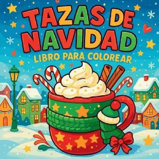 Tazas de Navidad - Libro para colorear by Chris Martin