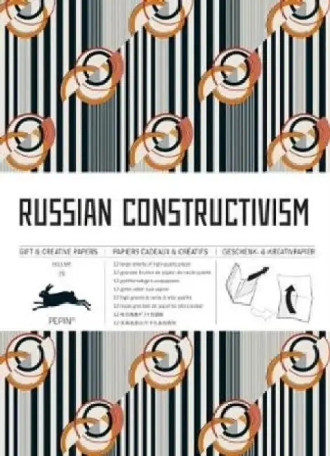 Gift Wrap Book Vol. 76 -Russian Constructivism by Pepin Van Roojen