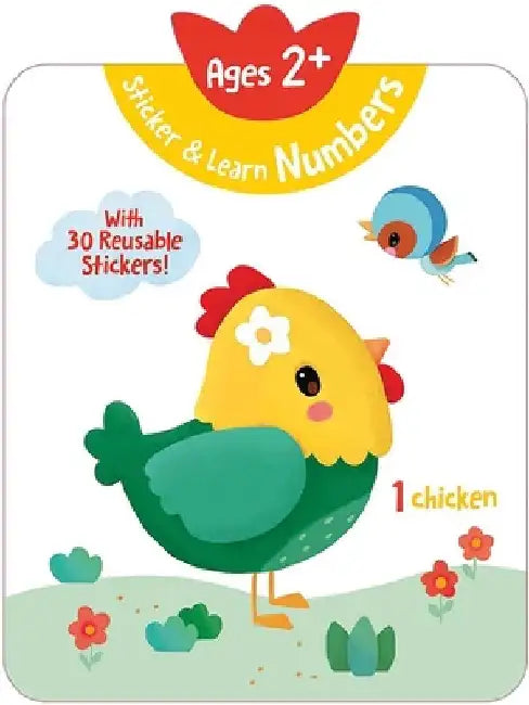 Sticker & Learn Numbers (Ages 2+): With 30 Reusable Stickers by Yoyo Books
