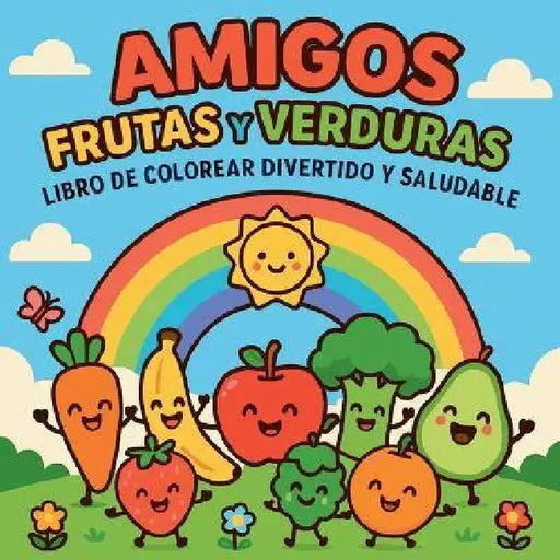 Amigos Frutas y Verduras - Libro de colorear divertido y saludable by Chris Martin