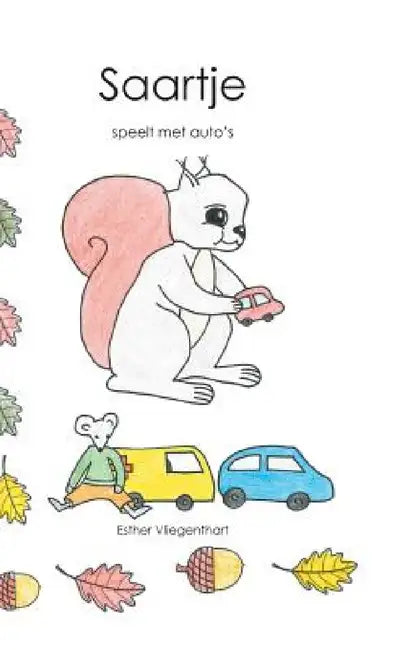Saartje speelt met auto's by Esther Vliegenthart
