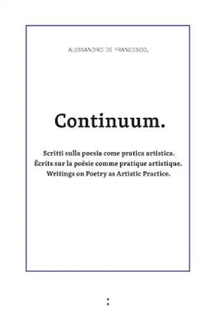 Continuum by Alessandro De Francesco