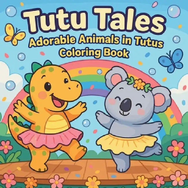 Tutu Tales - Adorable Animals in Tutus Coloring Book by Chris Martin