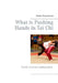 What is Pushing Hands in Tai Chi by Heikki Nousiainen