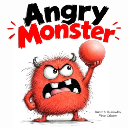 Angry Monster: A Children's Picture Book About Anger Management and Big Feelings for Kids Ages 3-7 Calm Down Strategies for Tantrums, Frustration, and by Vivian Calderon, Vivian Calderon