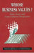 Whose Business Values? - Some Asian and by Sally Steward